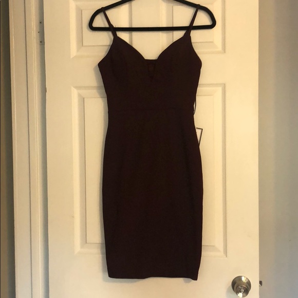 Plum Night Out Dress - Picture 1 of 3